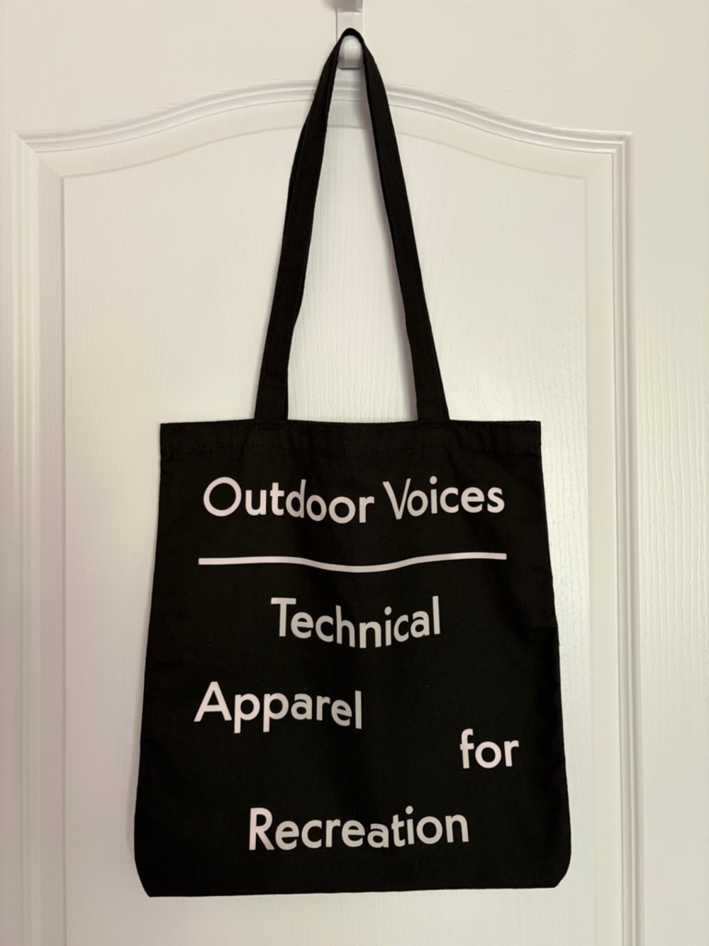 NWOT Outdoor Voices New York Black Tote